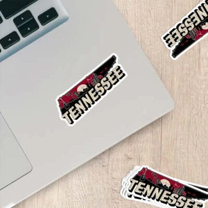 Retro Vinyl State Sticker - Tennessee - Picture 1 of 11