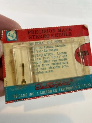 ELECTRO-VOICE STEREO NEEDLE #3009 NEW! - Image 1 of 4