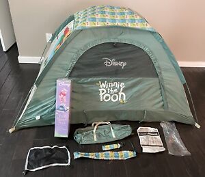 Vintage Disney Winnie the Pooh Dome Camping Tent 6"x4"x3" Indoor Outdoor VGC