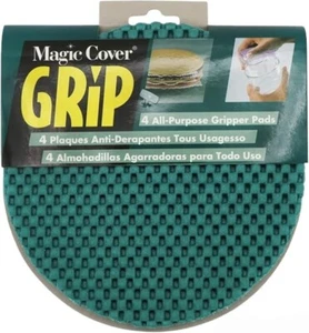  Round Multi-Purpose Jar Gripper Pad Bottle Lid Opener, Medicine Bottles 4 Pcs - Picture 1 of 3