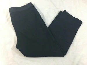 Simply Vera Wang Women's S Small CROP CAPRI PANT Skinny Leg Pull-On Black - Picture 1 of 7