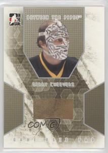 2006-07 ITG Between the Pipes Game-Used Pads Silver Gerry Cheevers #GP-02 HOF