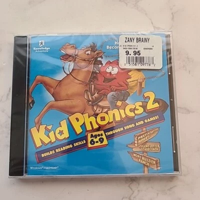 Kid Phonics 2 Ages 6-9 Builds Reading Skills Through songs and games NEW CD-ROM - Image 1 of 4
