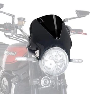 Puig Vision Black Fairing Black Screen Deflector Suzuki GS 500 E 1996 - 2004 - Picture 1 of 9