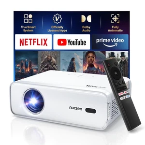 EAZZE D1 Smart Projector with WiFi and Bluetooth, Netflix-Officially-Licensed... - Picture 1 of 7