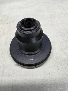 🔥 leica? Adaptador microscopio negro Japón medidas 3" inferior 1" superior 2 3/4" alto - Imagen 1 de 13