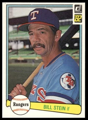 1982 Donruss #37 Bill Stein MINT Texas Rangers - Image 1 of 2
