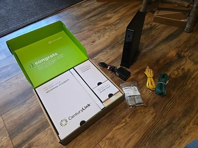 CenturyLink ZyXEL C1100Z 802.11n Wireless Modem Router ADSL2+ VDSL/ GPON - Image 1 of 4