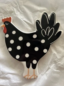 Coton Colors Happy Everything Mini Small Attachment Hen Chicken Black Polka Dot - Picture 1 of 2