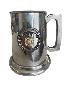 Vintage Rare YALE UNIVERSITY Pewter Tankerd Beer Mug Stein Staffordshire England - Picture 1 of 8