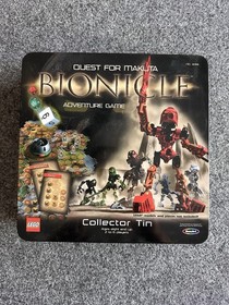 Lego Bionicle Quest For Makuta Adventure Game Collector's Tin, complete