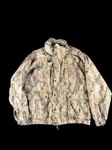 Remington XL Natural Gear Camo Full Zip Hooded Coat Windproof Water Resistant - Picture 1 of 12