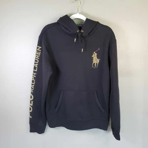 Polo Ralph Lauren Hoodie Big Pony Sleeve Hit Medium M  - Picture 1 of 8