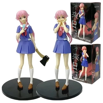 17cm Future Diary Yuno Gasai Anime-Figur Mirai Nikki Gasai Yuno Modell Spielzeug - Bild 1 von 4