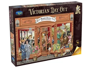 Rompecabezas Holdson 1000 piezas - Victorian Day Out Music Store - Imagen 1 de 1
