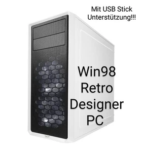 EIN TRAUM VON EINEM Windows 98 Retro *Designer* PC | inkl. Betriebssystem - Afbeelding 1 van 24