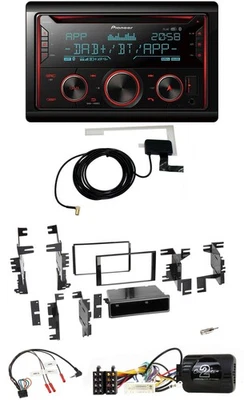Pioneer 2DIN Lenkrad DAB USB CD Bluetooth Autoradio für Nissan Cube Frontier Juk - Bild 1 von 4