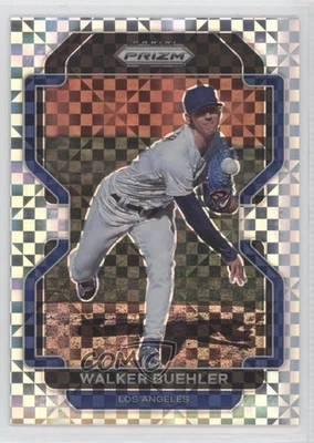 2022 Panini Prizm Power Plaid Prizm /75 Walker Buehler #72 - Image 1 of 2