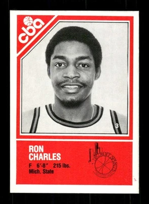 1982-83 TCMA CBA Detroit Spirits 3 Ron Charles MSU BXCP47 - Image 1 of 2