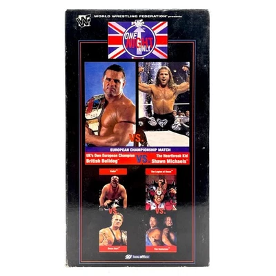 WWF One Night Only VHS 1997 Wrestling Degeneration-X WWE Shawn Michaels Bulldog - Image 1 of 3