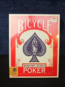Bicycle Poker 3.5" Floppy Disk Game - MS-DOS Windows Sealed IN BOX NOS big Box - Picture 1 of 7