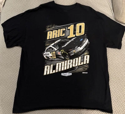 2020 Aric Almirola #10 SHR (NASCAR) Shirt - Size X-Large (XL) Fanatics (USED) - Image 1 of 2