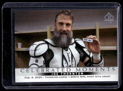 2020-21 Upper Deck SP Authentic Celebrated Moments Joe Thornton #104 San Jose - Image 1 of 2