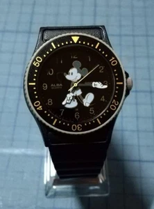 Seiko Alba Mickey Mouse V451-0170 Dead Stock - Picture 1 of 4
