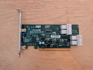Supermicro AOC-SLG3-4E4R, HBA pour 4 U2 / U.2 NVMe avec SFF 8643, PCIe Redriver - Photo 1/1