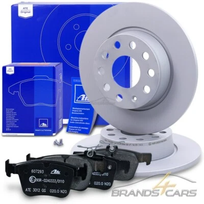 ATE REAR BRAKE DISCS + PADS FOR AUDI A3 SEAT LEON 5F SKODA KAROQ VW GOLF 7 - Image 1 of 4