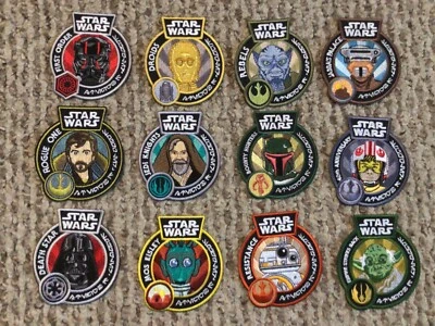 Lot of 12 Star Wars Iron On Patches 3" x 2.75" - Image 1 of 4
