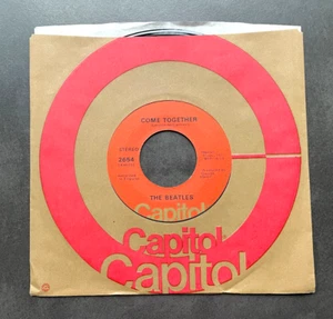 7" The Beatles - Come Together / Something - USA orange Capitol - Imagen 1 de 1