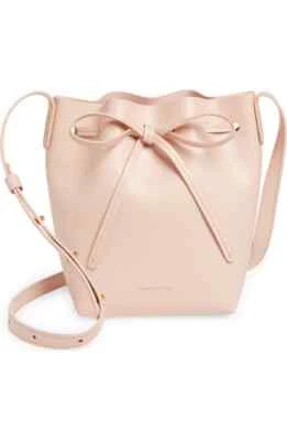 Mini bolso cubo de cuero Mansur Gavriel ~NUEVO CON ETIQUETAS~ rosa dalia Foto 1 de 4