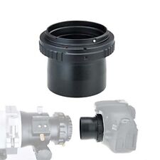 2INCH Telescope Mount Adapter + T2 Ring for Canon/Nikon/Sony SLR Camera Black