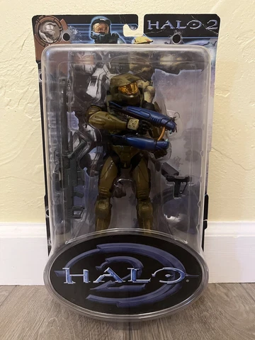 HALO 2 LIMITED EDITION SPARTAN Joyride Studios 2005 8" Olive Green/Tan Cover