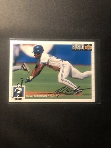 1994 Upper Deck Collector's Choice - Silver Signature #131 Rickey Henderson
