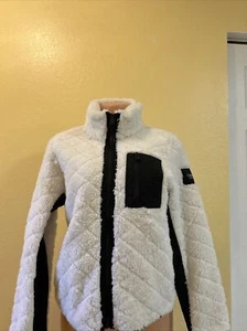 Calvin Klein Performance FleeceTeddy Zip Up Jacket Sz M Fast Free Shipping - Picture 1 of 13