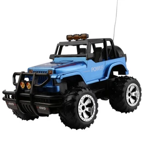 1:16 Blue Kids RC Toy Car All Terrain Remote Control High Speed Off-Road Truck - Picture 1 of 13