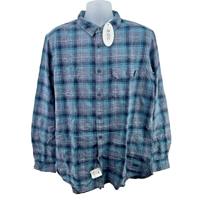 Esprit Casual Shirt, Men's Size XL, Checked Navy/Grey, RRP £39 - Image 1 of 4