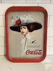 Vintage 1971-Coca Cola Metal Serving Tray w/1909 Hamilton King Coca Cola Girl