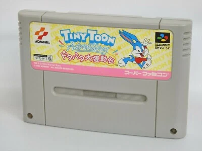 Super Famicom TINY TOON ADVENTURES Dotabata Cartridge Only Nintendo sfc - Image 1 of 2