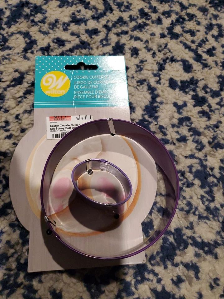 WILTON W080082 BUNNY BTTM-METAL COOKIE CUTTER