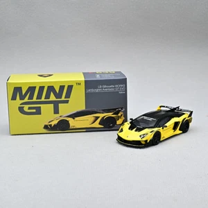 MINI GT 1:64 LB-Silhouette WORKS Aventador GT EVO Modellino di auto pressofusa giallo - Foto 1 di 3