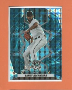 2022 Panini Mosaic #117 Sandy Alcantara Genesis Prizm SSP Miami Marlins - Picture 1 of 2