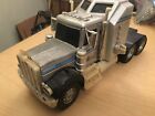 Two Toy Trucks KENWORTH BLACK Model Vehicle Car Tower Excellent Condition JKT9