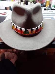Native American Style "Shawl Dancers" Hat Band by AustinThreadCrafts - Picture 1 of 3