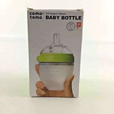 Como Tomo Baby Bottle Soft Hygienic Silicone Anti Colic Infant Feeding Slow Flow - Image 1 of 4