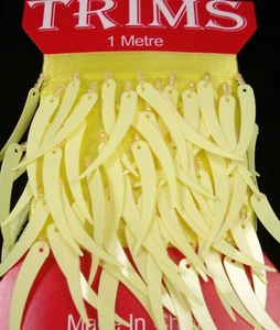 Lentejuelas/Cuentas 914mm Amarillo Cometa Baile Disfraz Decoración Escenario - Imagen 1 de 2