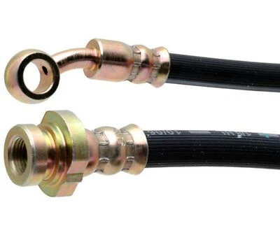 Front Brake Hydraulic Hose for Nissan fits Sentra 1990, 87-89, Pulsar NX - Image 1 of 3