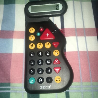 Calculadora vintage Zelco Phorm para diestros años 80 modelo retro 10731 Foto 1 de 4